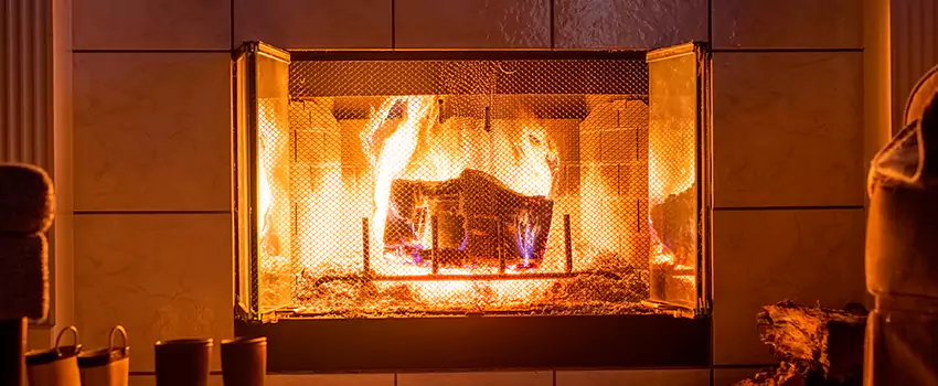 Mendota Hearth Landscape Fireplace Installation in Wheat Ridge, Colorado