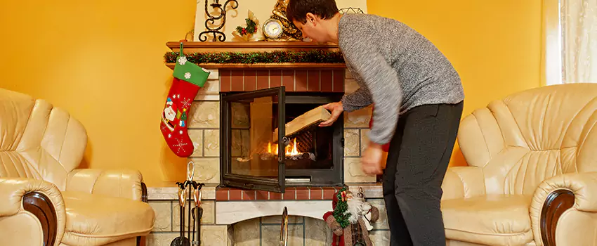 Rusted Metal Fireplace Restoration in Wheat Ridge, Colorado